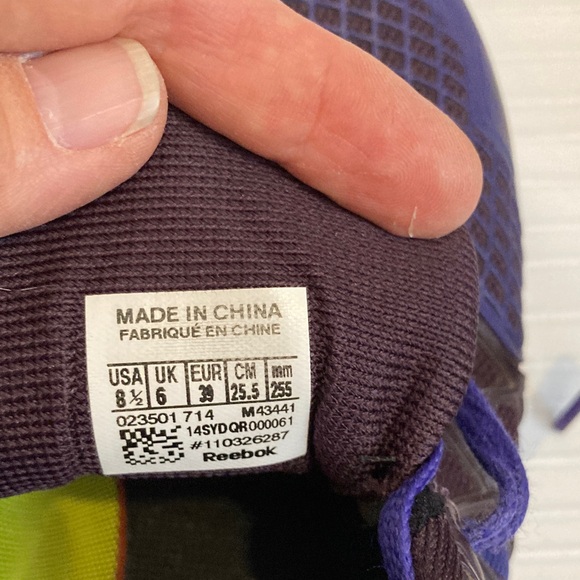 Reebok Crossfit CF-74 Womens 8.5 Purple Training Athletic Shoes - Picture 13 of 16